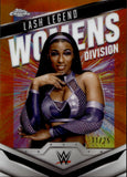 2025 Lash Legend Topps Chrome WOMENS DIVISION ORANGE REFRACTOR 11/25 #WD-LAS