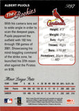 2001 Albert Pujols Donruss THE ROOKIES ROOKIE RC #R97 St. Louis Cardinals