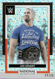 2026 Joe Hendry Topps Chrome WWE The National Sports Collector Convention Exclusive Annual Refractor 08/26 #WWE-18 Monday Night Raw