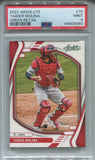 2022 Yadier Molina Panini Absolute RETAIL GREEN PSA 9 #76 St. Louis Cardinals 0983