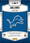 2023 Sam LaPorta Panini Absolute ROOKIE MATERIALS JERSEY Detroit Lions #ARM-12