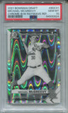 2021 Michael McGreevy Bowman Draft Chrome BLACK AND WHITE RAYWAVE REFRACTOR PSA 10 #BDC91 St. Louis Cardinals 0924