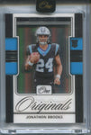 2024 Jonathon Brooks Panini One ROOKIE ORIGINALS RC #OO-JBS Carolina Panthers 2