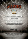 2025 Lex Luger Topps Finest WWE FINEST MASTERS AUTO AUTOGRAPH #FA-LEX WWE Legend