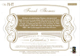 2018 Frank Thomas Panini Flawless JUMBO GAME USED PATCH 5/7 RELIC #PA-FT Chicago White Sox HOF