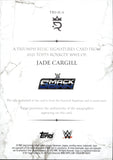 2025 Jade Cargill Topps Royalty WWE GOLD FOIL TRIUMPH TRIPLE SHIRT AUTO 12/99 AUTOGRAPH RELIC #TRS-JCA Friday Night Smackdown