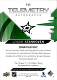 2024-25 Logan Stankoven Upper Deck SP Authentic TELEMETRY AUTO AUTOGRAPH #T-LS Dallas Stars
