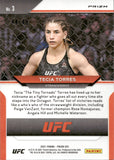 2021 Tecia Torres Panini Prizm UFC AQUA 44/49 #3 Strawweight