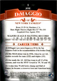 2011 Joe DiMaggio Topps Tier One BLACK TIER THREE 25/50 #1 New York Yankees HOF