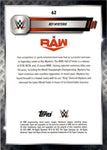 2025 Rey Mysterio Topps Chrome WWE ORANGE GEOMETRIC REFRACTOR 07/25 #62 Monday Night Raw