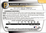 2025 Konnor Griffin Bowman Chrome REPTILIAN REFRACTOR ROOKIE RC #BCP-86 Pittsburgh Pirates