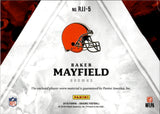 2018 Baker Mayfield Panini Origins ROOKIE JUMBO JERSEY RELIC #RJJ-5 Cleveland Browns