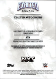 2025 Ava Topps Exalted WWE AUTO AUTOGRAPH #EXA-AVA NXT