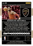2024-25 Donovan Mitchell Panini One and One BLUE 09/35 #24 Cleveland Cavaliers