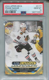 2024-25 Frank Nazar Upper Deck Series 1 UD CANVAS YOUNG GUNS ROOKIE RC PSA 10 #C117 Chicago Blackhawks 2651