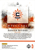 2025 Saniya Rivers Panini Impeccable WNBA BRONZE ROOKIE 25/75 #69 Connecticut Sun
