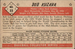 1953 Bob Kuzava Bowman Black and White #33 New York Yankees BV $40