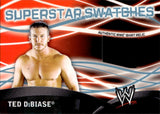 2011 Ted DiBiase Topps WWE SUPERSTAR SWATCH SHIRT RELIC #NA Monday Night Raw