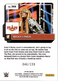 2023 Becky Lynch Panini Chronicles WWE DONRUSS OPTIC RED 046/199 #368 Monday Night Raw