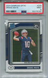 2024 Drake Maye Donruss Optic RATED ROOKIE RC PSA 9 #229 New England Patriots 5797