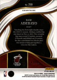2023-24 Bam Adebayo Panini Select PINK AND GREEN COURTSIDE #259 Miami Heat