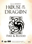 2024 Rittenhouse Game of Thrones House of the Dragon Season One HOUSE MOTTO CASE TOPPER #CT1