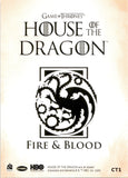2024 Rittenhouse Game of Thrones House of the Dragon Season One HOUSE MOTTO CASE TOPPER #CT1