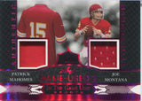 2024 Patrick Mahomes Joe Montana Leaf In the Game Used PINK FOIL DUAL JERSEY 06/15 RELIC #IG2-21 Kansas City Chiefs