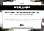 2024 Junior Colson Topps Inception ROOKIE PATCH AUTO 04/15 AUTOGRAPH RELIC #PPA-JCO Los Angeles Chargers