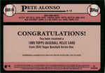 2024 Pete Alonso Topps Series 1 BAT 1989 DESIGN RELIC #89BR-PA New York Mets
