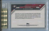 2024 Carson Beck Bowman University Now ROOKIE /982 RC BGS 10 #25 Arizona Cardinals 7824