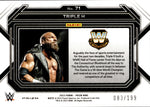 2023 Triple H Panini Prizm WWE BLUE 083/199 #71 WWE Legend