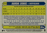 2017 Aaron Judge Topps Chrome 1987 DESIGN ROOKIE RC #87T-8 New York Yankees