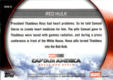 2025 Red Hulk Topps Chrome Marvel Studios ORANGE REFRACTOR 02/25 #BNW-6 Captain America: Brave New World