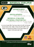 2006 Brett Favre Topps Finest MOMENTS GREEN REFRACTOR 155/199 #BF13 Green Bay Packers HOF