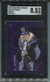 2025 The Penguin Upper Deck Skybox Metal Universe Batman PURPLE FX #109 SGC 8.5 6151
