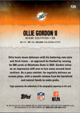 2025 Ollie Gordon II Topps Signature Class ROOKIE AUTO 21/50 AUTOGRAPH RC #126 Miami Dolphins