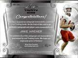 2023 Jake Haener Leaf Trinity ROOKIE JUMBO PATCH AUTO 94/99 AUTOGRAPH RELIC RC #PA-JH1 New Orleans Saints