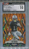 2025 Tre Tucker Panini Phoenix ORANGE SEISMIC 18/20 CGC 10 #9 Las Vegas Raiders 3227