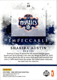 2025 Shakira Austin Panini Impeccable WNBA GOLD 01/25 #10 Washington Mystics