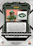 2022 Breece Hall Panini Prizm HOLO SILVER ROOKIE RC #317 New York Jets