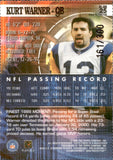 2000 Kurt Warner Topps Finest GOLD REFRACTOR DIE CUT 161/300 #25 St. Louis Rams HOF