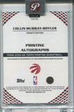 2025-26 Collin Murray-Boyles Topps Pristine TEAL PULSAR ROOKIE AUTO 028/199 AUTOGRAPH #PR-CM Toronto Raptors