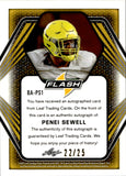 2021 Penei Sewell Leaf Flash SPARKLE ROOKIE AUTO 22/25 AUTOGRAPH RC #BA-PS1 Detroit Lions