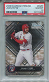 2022 Juan Yepez Bowman Sterling ROOKIE RC PSA 10 #BSR7 St. Louis Cardinals 1806