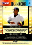 2023 Brailer Guerrero Leaf Vivid TECHNICOLOR AUTO 1/1 AUTOGRAPH #T-BG1 Toronto Blue Jays