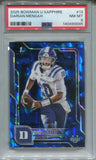 2025 Darian Mensah Bowman University SAPPHIRE 1ST BOWMAN ROOKIE RC PSA 8 #13 Duke Blue Devils 0045