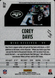 2021 Corey Davis Panini Phoenix BLACK PRINTING PLATE 1/1 ONE ONE #90 New York Jets