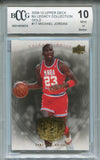 2009-10 Michael Jordan Upper Deck MJ LEGACY COLLECTION GOLD BCCG 10 #17 Chicago Bulls HOF 9074