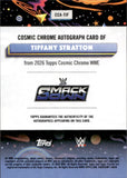 2026 Tiffany Stratton Topps Cosmic Chrome REFRACTOR AUTO AUTOGRAPH #CCA-TIF Friday Night Smackdown